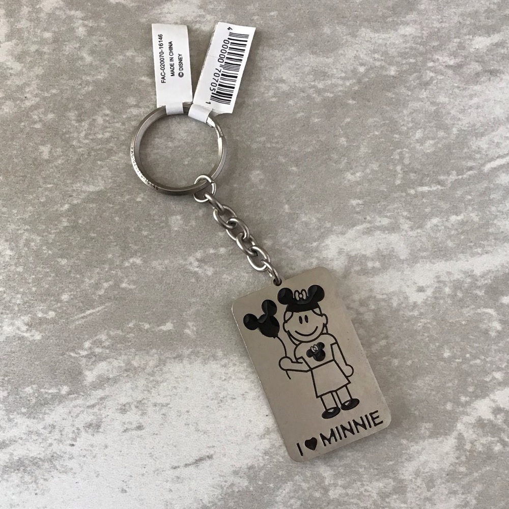 NWT Walt Disney World Minnie Mouse Girl Keychain